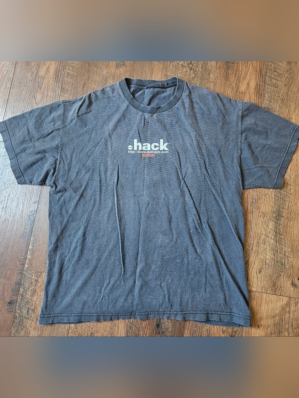 Logo Crewneck T-Shirt - Charcoal SIZE LARGE